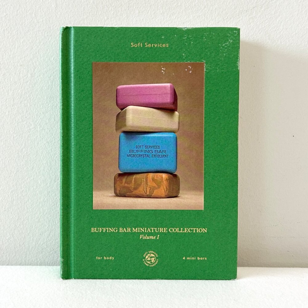 NEW! Soft Services Buffing Bar Mini Set Volume 1 - 4 Body Bars Exfoliating Soap